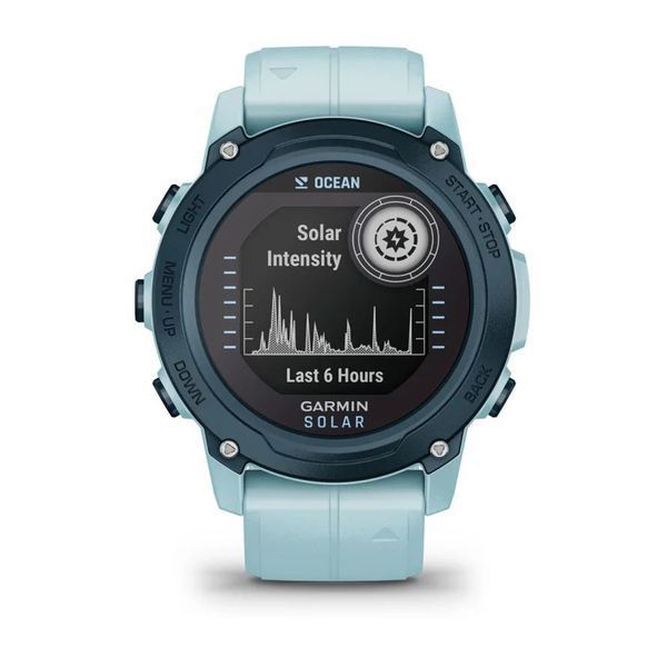 Смарт-годинник Garmin Descent G1 Solar Ocean Edition лазурний 010-02604-04 фото