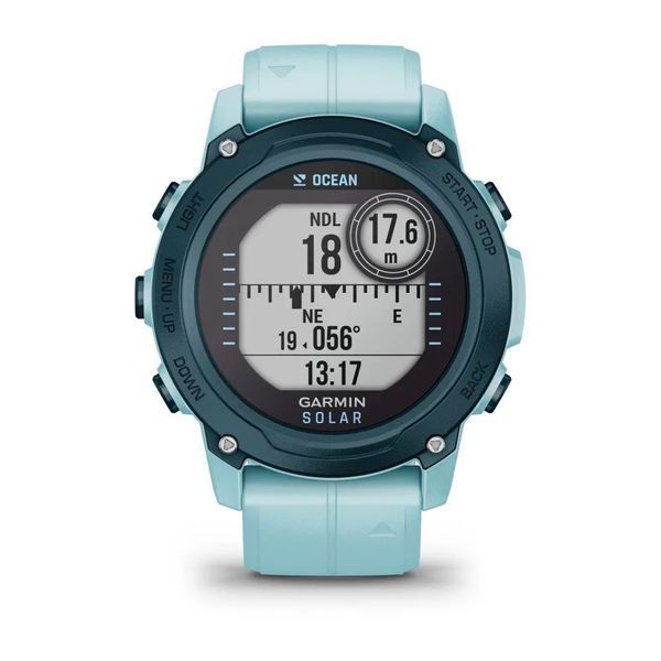 Смарт-годинник Garmin Descent G1 Solar Ocean Edition лазурний 010-02604-04 фото