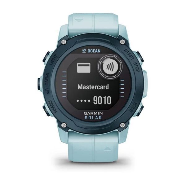 Смарт-годинник Garmin Descent G1 Solar Ocean Edition лазурний 010-02604-04 фото