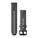 Ремінці для годинника Garmin QuickFit 20 силіконові графітові 010-13102-01 фото