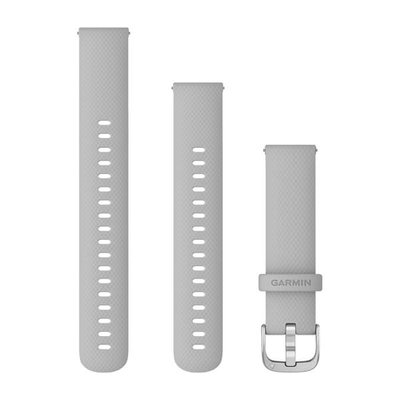 Швидкозмінні ремінці для смарт-годинника Garmin 18 мм силіконові Mist Gray (3 частини) 010-12932-0C фото