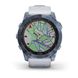 Смарт-часы Garmin fenix 7X Sapphire Solar титановые DLC минерально-синие с белым ремешком 010-02541-15 фото 3