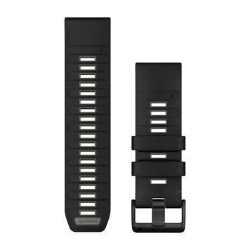 Ремешки для часов Garmin QuickFit 26 силиконовые черные/гравийно-серые 010-13393-00 фото