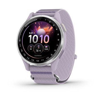 Смарт-годинник Garmin Approach J1 з бузковим ремінцем ComfortFit 010-03898-10 фото