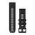 Ремінці для годинника Garmin QuickFit 26 силіконові чорні/гравійно-сірі 010-13393-00 фото
