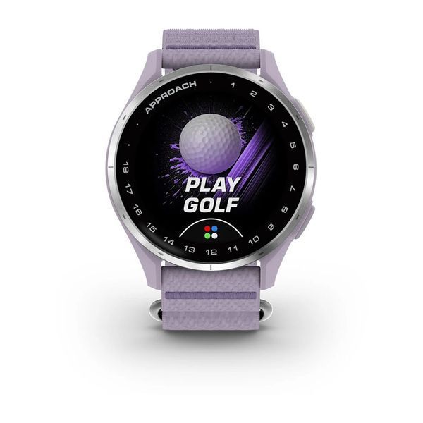 Смарт-годинник Garmin Approach J1 з бузковим ремінцем ComfortFit 010-03898-10 фото