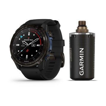 Смарт-часы Garmin Descent Mk3i (51 мм) карбоново-серые DLC титановые с черным силиконовым ремешком и Descent T2 Transceiver BNDL-DMK3-51CGDT2 фото