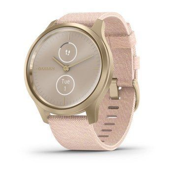 Смарт-годинник Garmin vivomove Style зі світло-золотим корпусом та рожевим ремінцем 010-02240-22 фото