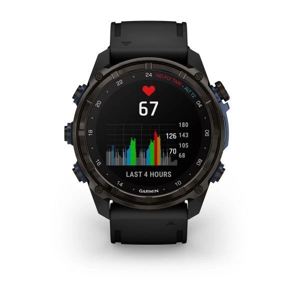 Смарт-часы Garmin Descent Mk3i (51 мм) карбоново-серые DLC титановые с черным силиконовым ремешком и Descent T2 Transceiver BNDL-DMK3-51CGDT2 фото