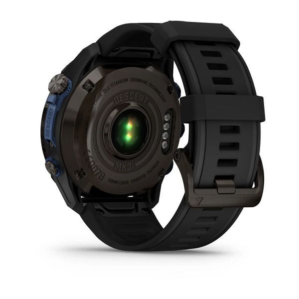 Смарт-часы Garmin Descent Mk3i (51 мм) карбоново-серые DLC титановые с черным силиконовым ремешком и Descent T2 Transceiver BNDL-DMK3-51CGDT2 фото