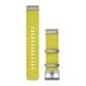 Ремінці для смарт-годинника Garmin QuickFit 22 нейлонові жакардового плетіння Yellow/Green 010-12738-23 фото 1