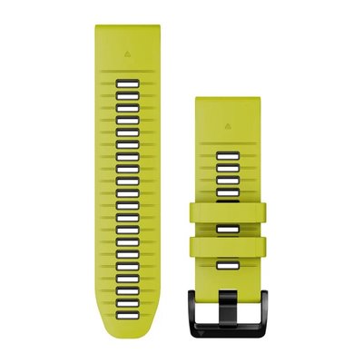 Ремінці для смарт-годинника Garmin QuickFit 26 силіконові Electric Lime/Graphite 010-13281-03 фото