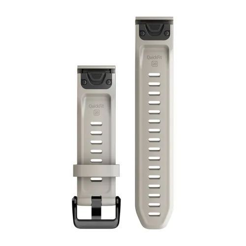 Ремінці для годинника Garmin QuickFit 20 силіконові світло-пісочні 010-13102-04 фото