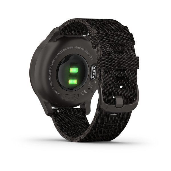 Смарт-часы Garmin vivomove Style с графитовым корпусом и черным ремешком 010-02240-23 фото