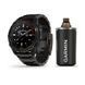 Смарт-годинник Garmin Descent Mk3i (51 мм) карбоново-сірий DLC титановий з DLC титановим ремінцем і Descent T2 Transceiver BNDL-DMK3i-51CGTTDT2 фото