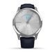 Смарт-годинник Garmin vivomove Luxe зі сріблястим корпусом та темно-синім ремінцем 010-02241-20     фото 5