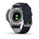 Смарт-годинник Garmin vivomove Luxe зі сріблястим корпусом та темно-синім ремінцем 010-02241-20     фото 7