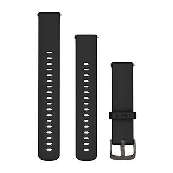 Быстросменные ремешки Garmin силиконовые (18 мм) черные 010-13406-02 фото