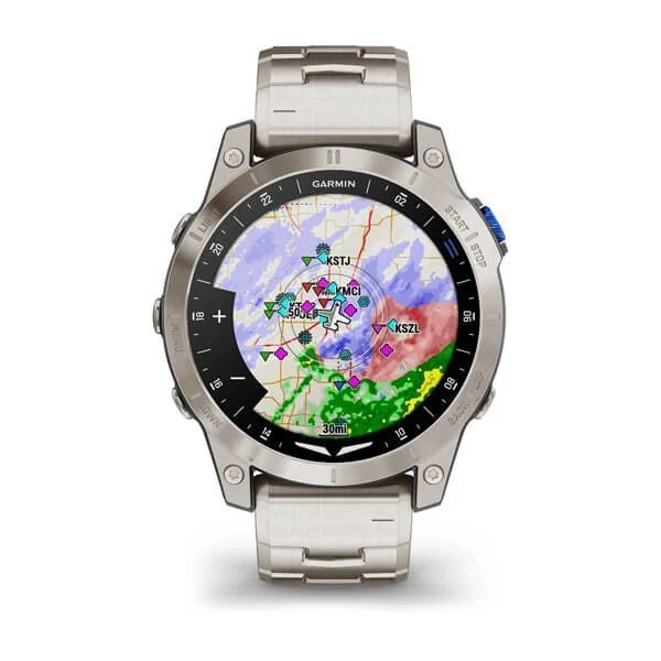 Смарт-годинник Garmin D2 Mach 1 із титановим браслетом 010-02582-51 фото