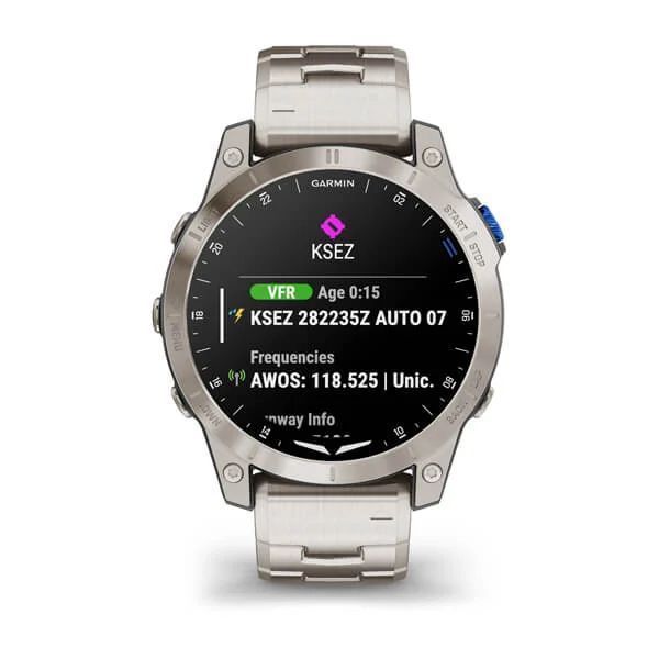 Смарт-годинник Garmin D2 Mach 1 із титановим браслетом 010-02582-51 фото
