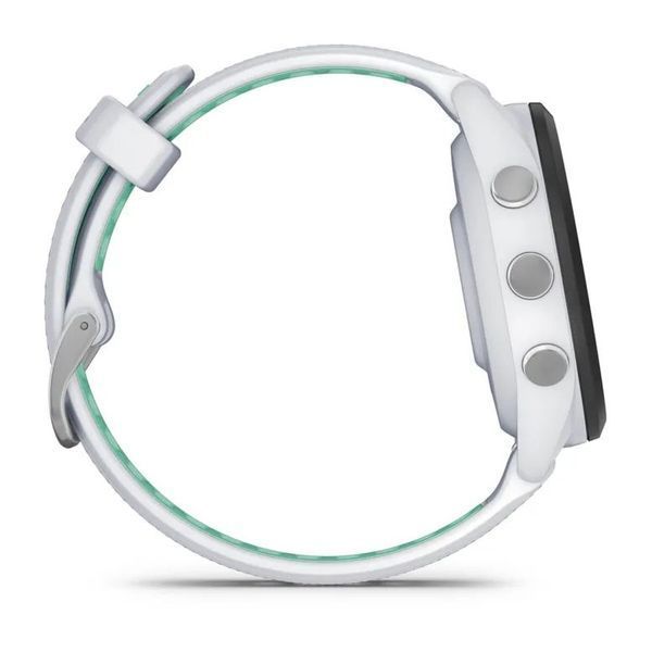 Смарт-годинник Garmin Forerunner 265s з білим/неотропік силіконовим ремінцем 010-02810-14 фото