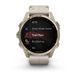 Смарт-часы Garmin fenix 8 AMOLED (43 мм) Sapphire золотистий/известняково-серый кожаный ремешок эксклюзив 010-02903-40 фото 7
