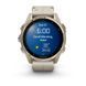 Смарт-часы Garmin fenix 8 AMOLED (43 мм) Sapphire золотистий/известняково-серый кожаный ремешок эксклюзив 010-02903-40 фото 2