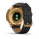 Смарт-годинник Garmin vivomove Luxe із золотистим корпусом та чорним ремінцем 010-02241-22 фото 6