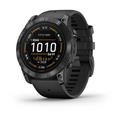 Смарт-часы Garmin epix Pro (Gen 2) Standard Edition (51мм) серые с черным ремешком 010-02804-21 фото