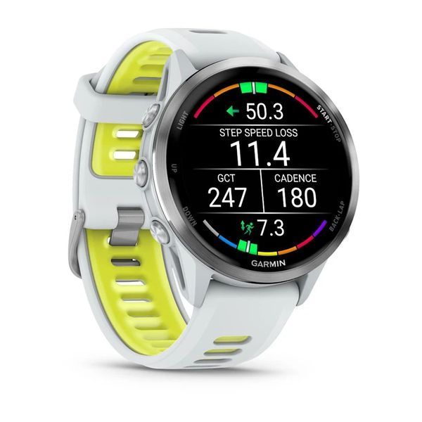 Смарт-годинник Garmin Forerunner 970 титан білий/яскраво-жовтий 010-02969-11 фото