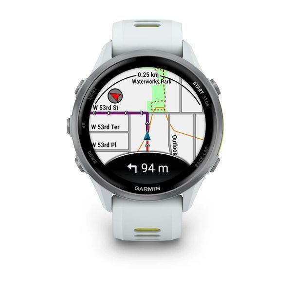 Смарт-годинник Garmin Forerunner 970 титан білий/яскраво-жовтий 010-02969-11 фото