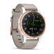 Смарт-годинник для пілотів Garmin D2 Delta S з бежевим шкіряним ремінцем 010-01987-31 фото 4