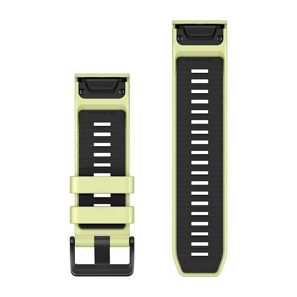 Ремінці для годинника Garmin QuickFit 26 силіконові лимонно-жовтий (із 3 частин, для дайвінгу) 010-14411-02 фото