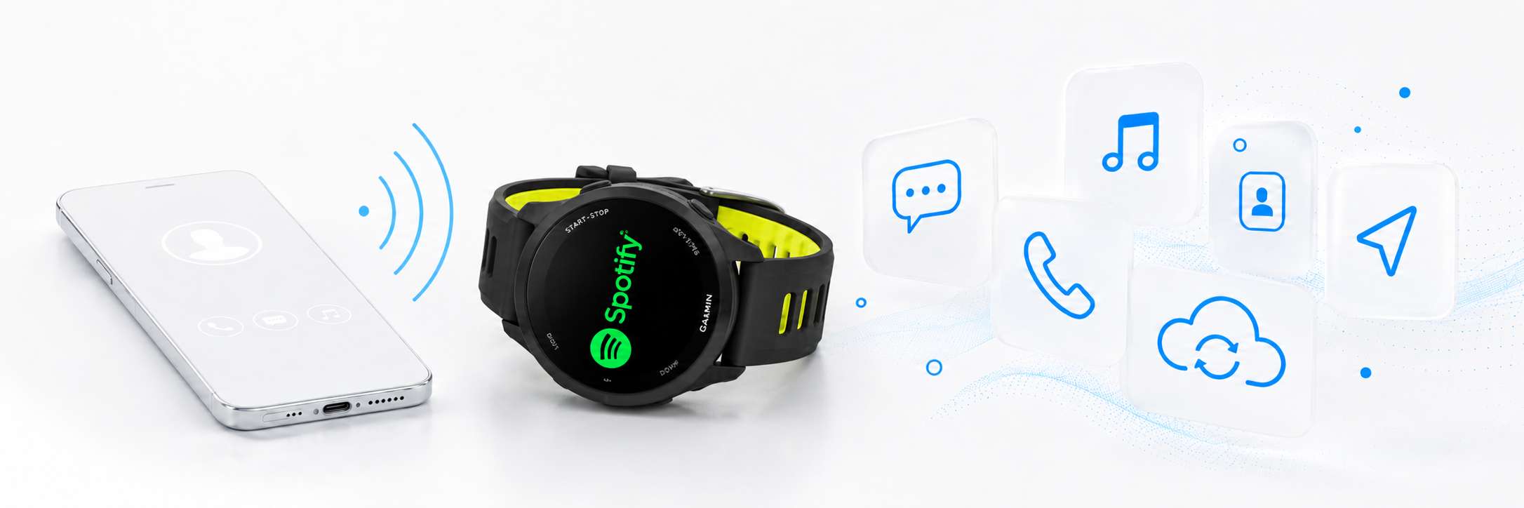 Смарт-годинник Garmin Forerunner 170 ФУНКЦІЇ З ПІДКЛЮЧЕННЯМ