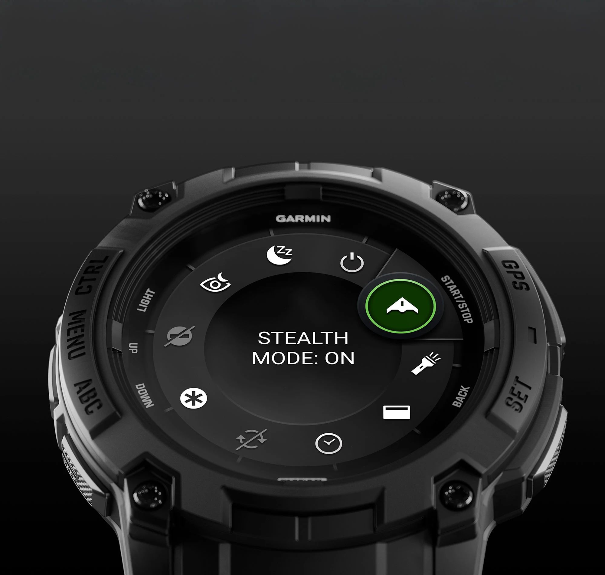 Смарт-годинник Garmin Instinct 3 (50 мм) AMOLED Tactical Edition чорний 5