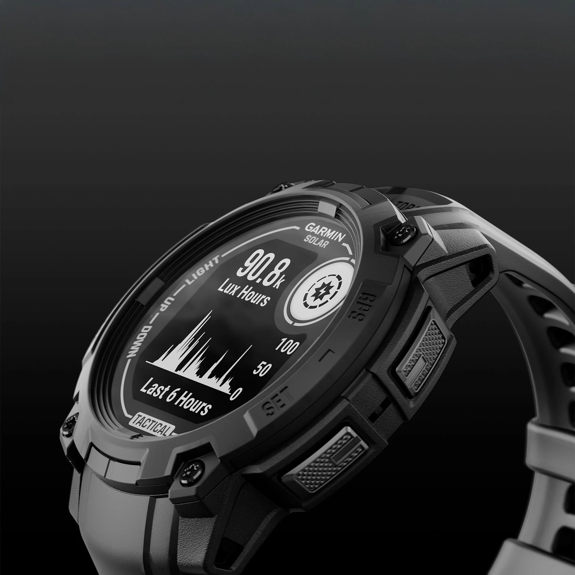 Смарт-часы Garmin Instinct 3 (45 мм) Solar Tactical Edition черные 4